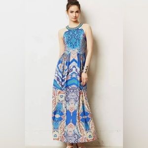 Anthropologie Ranna Gill Boteh Printed Maxi Dress | Anthropologie